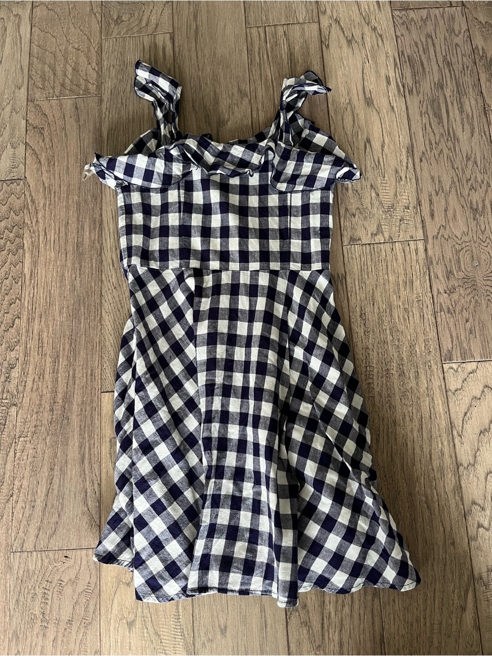 Pippa & Julie Navy and White Gingham Sundress